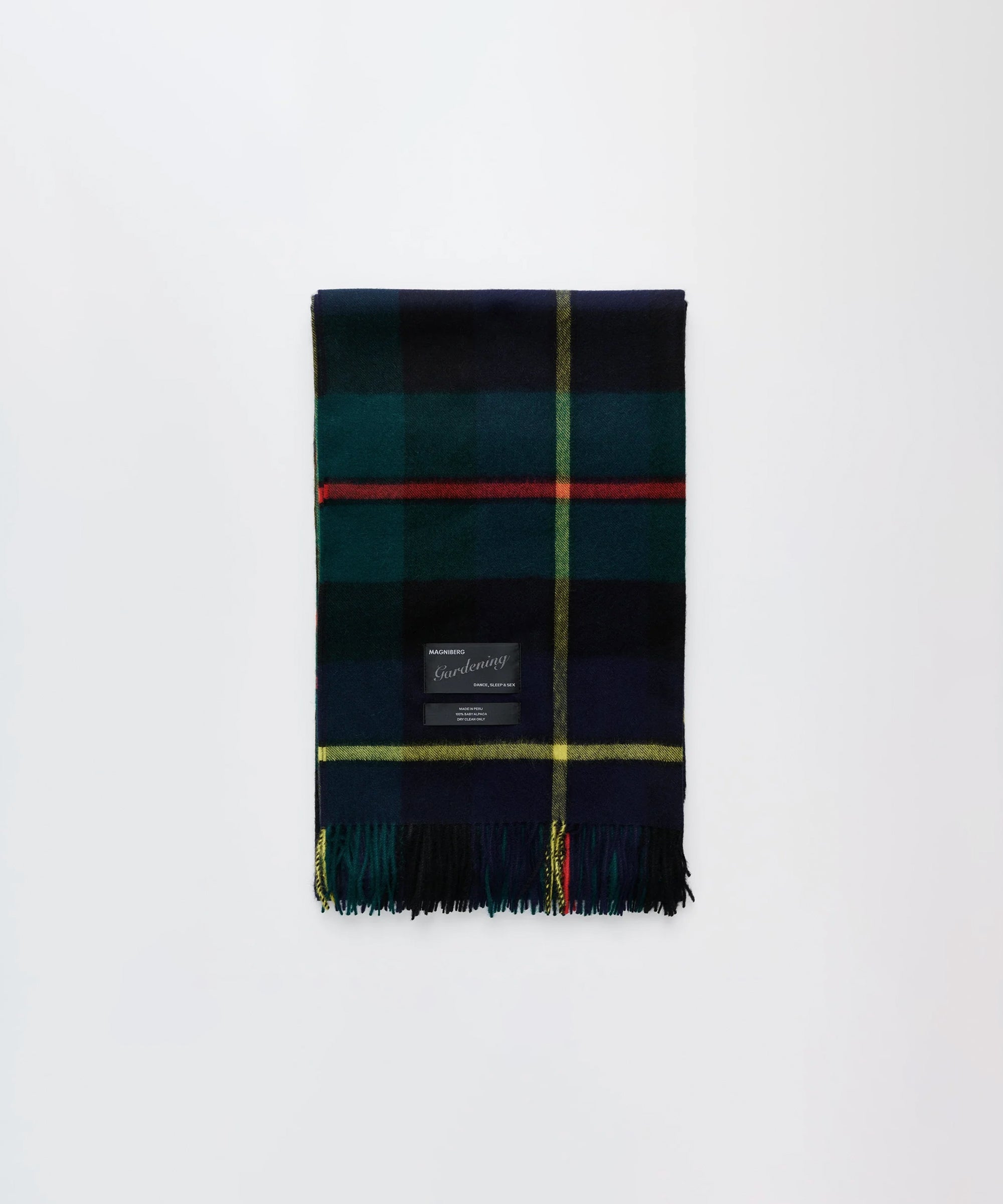 Queen Blanket, Scottish Green Tartan