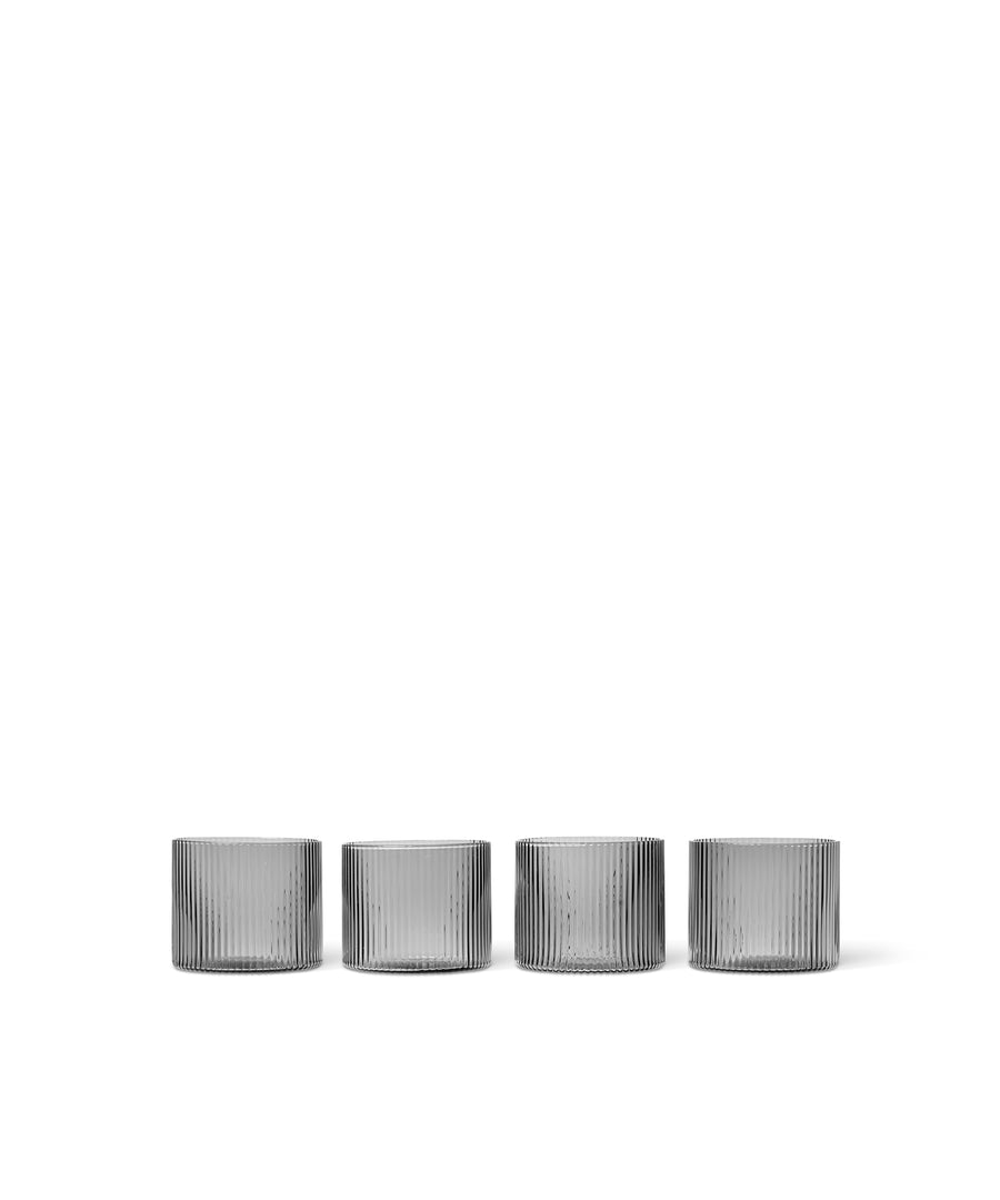 Ripple Low Glasses, Set of 4