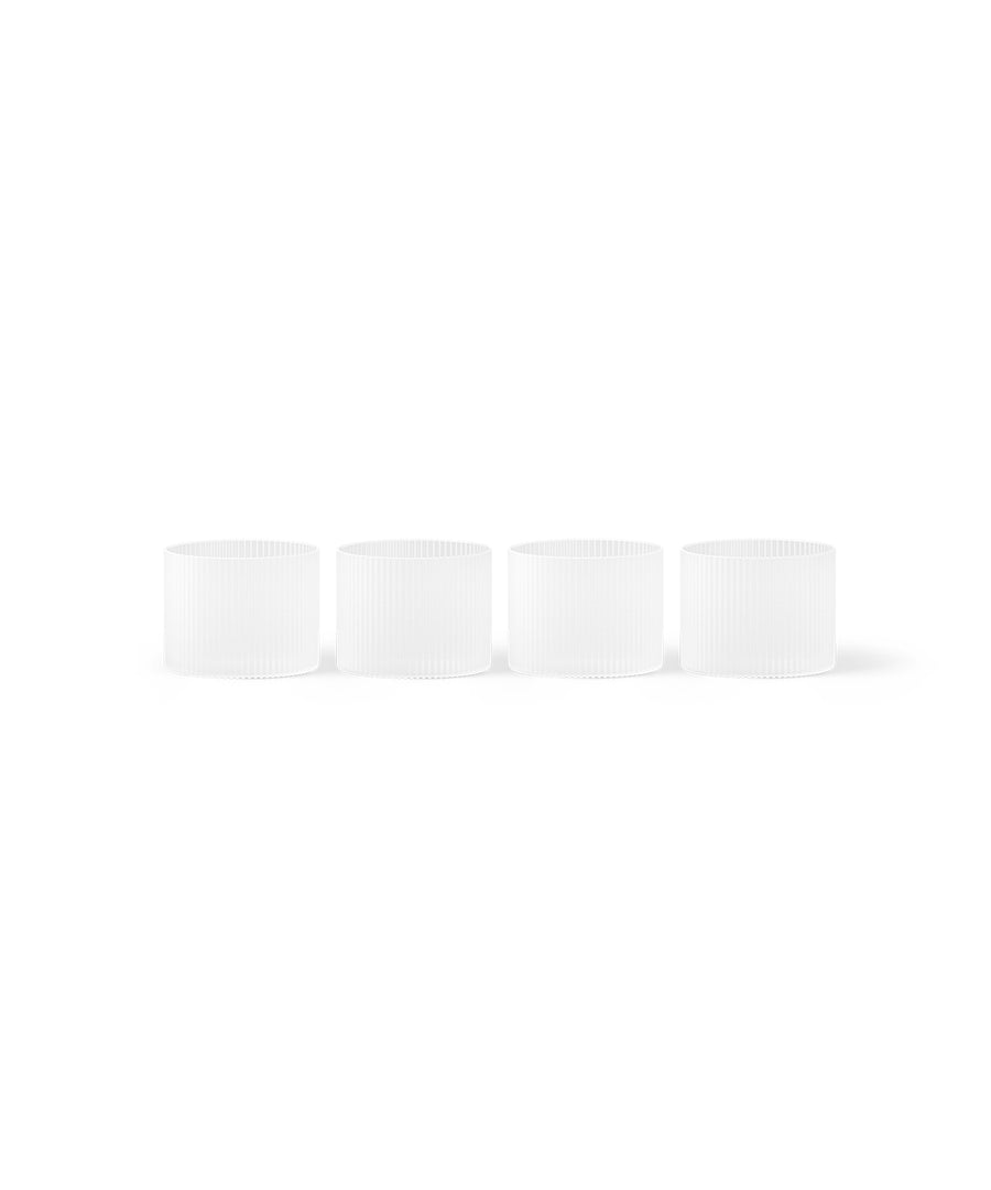 Ripple Low Glasses, Set of 4