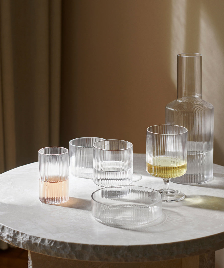 Ripple Low Glasses, Set of 4