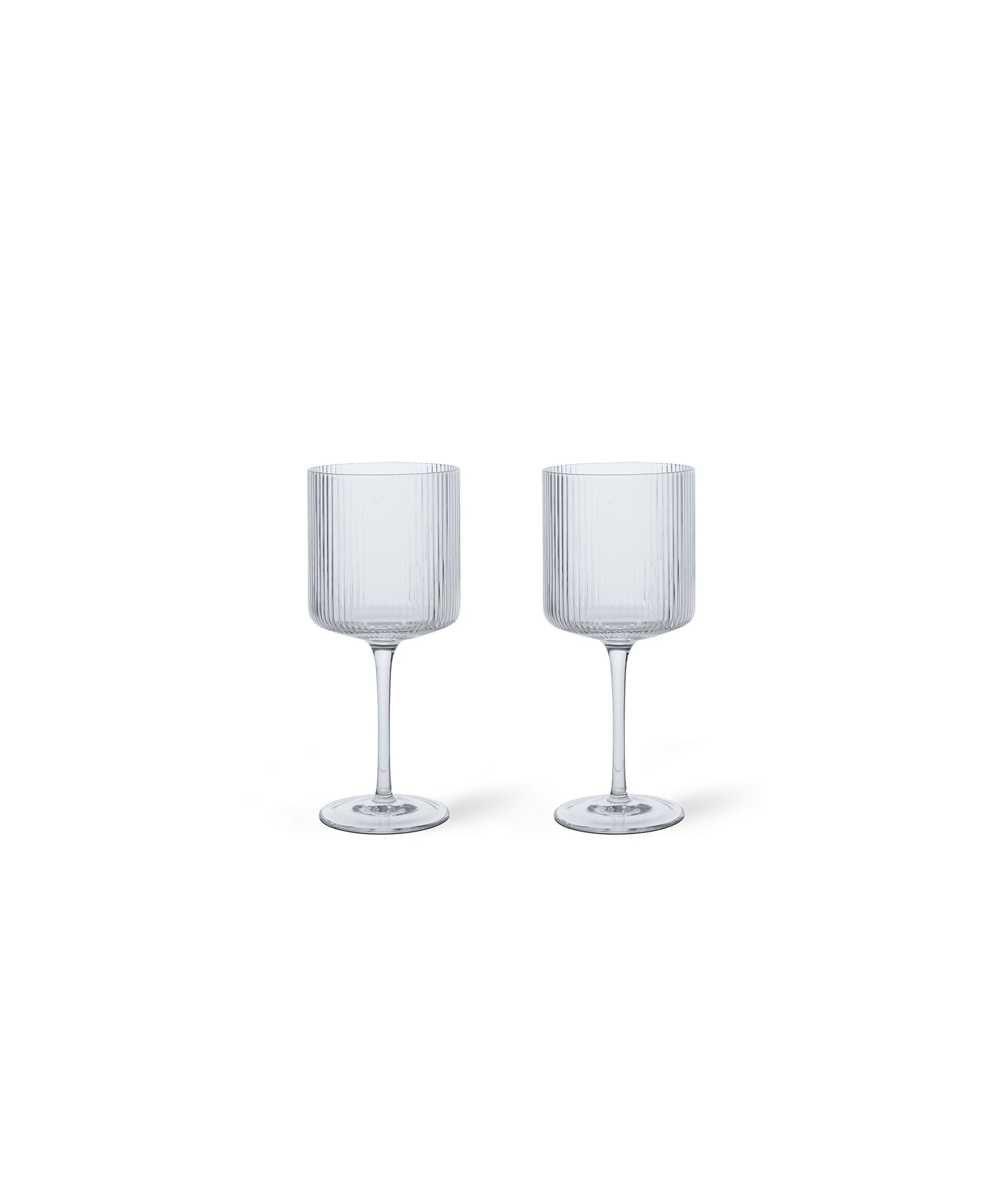 Ripple Red Wine Glasses, Set of 2