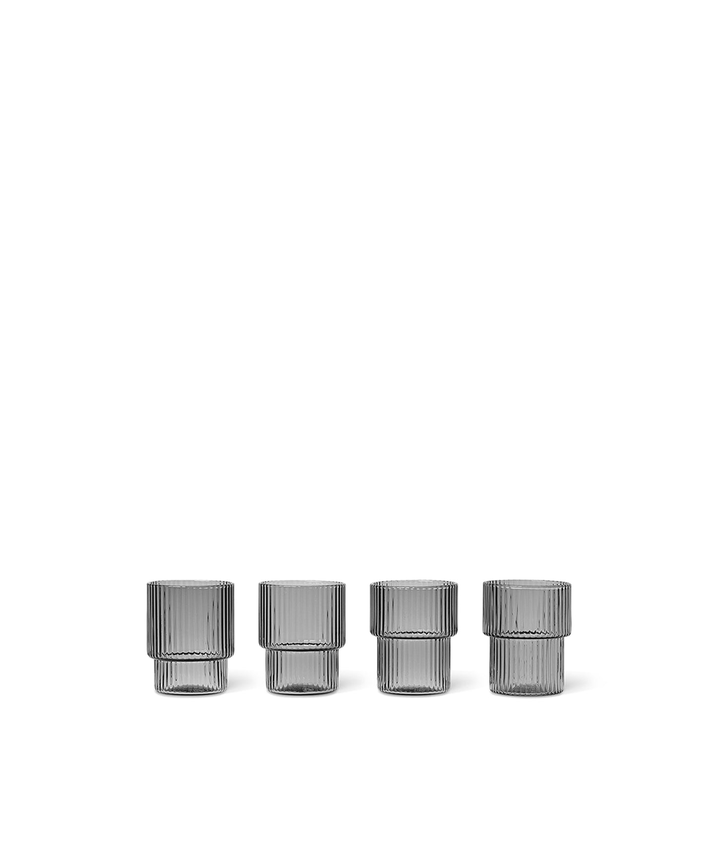 Ripple Small Glasses, Set of 4