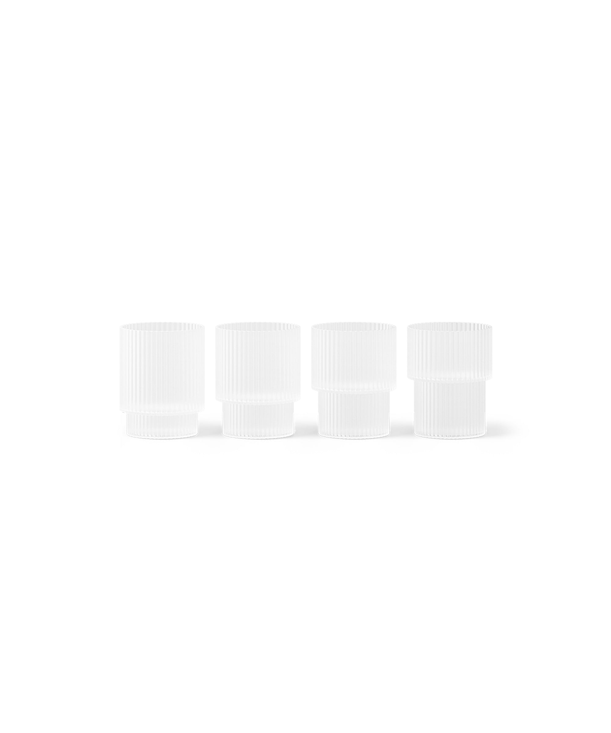 Ripple Small Glasses, Set of 4