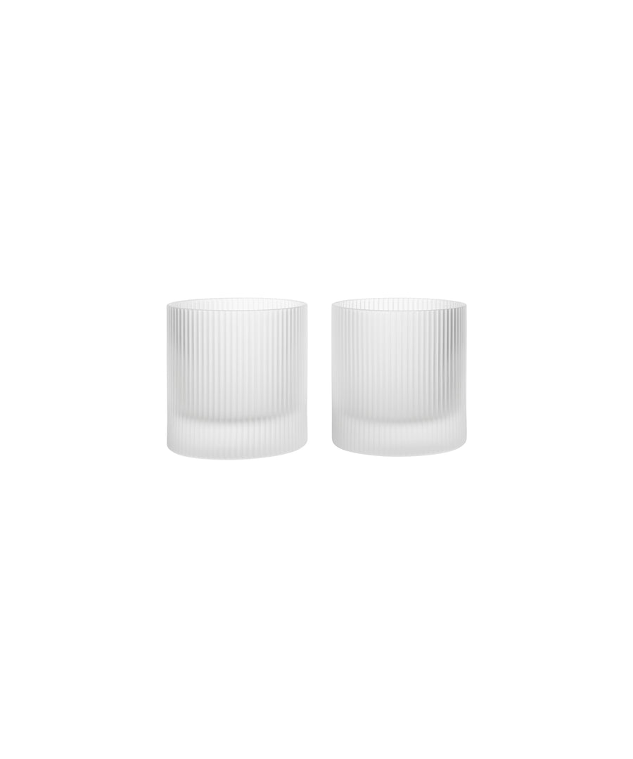 Ripple Tumbler Glasses, Set of 2