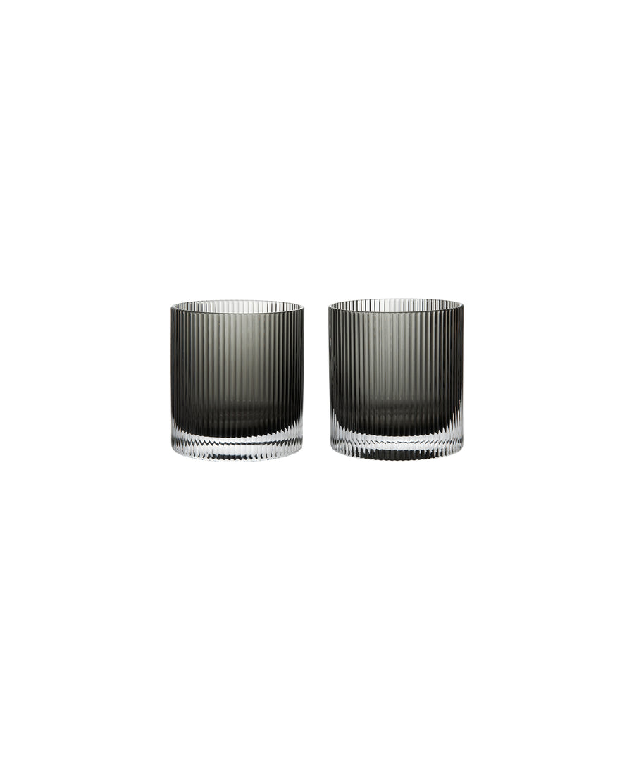 Ripple Tumbler Glasses, Set of 2