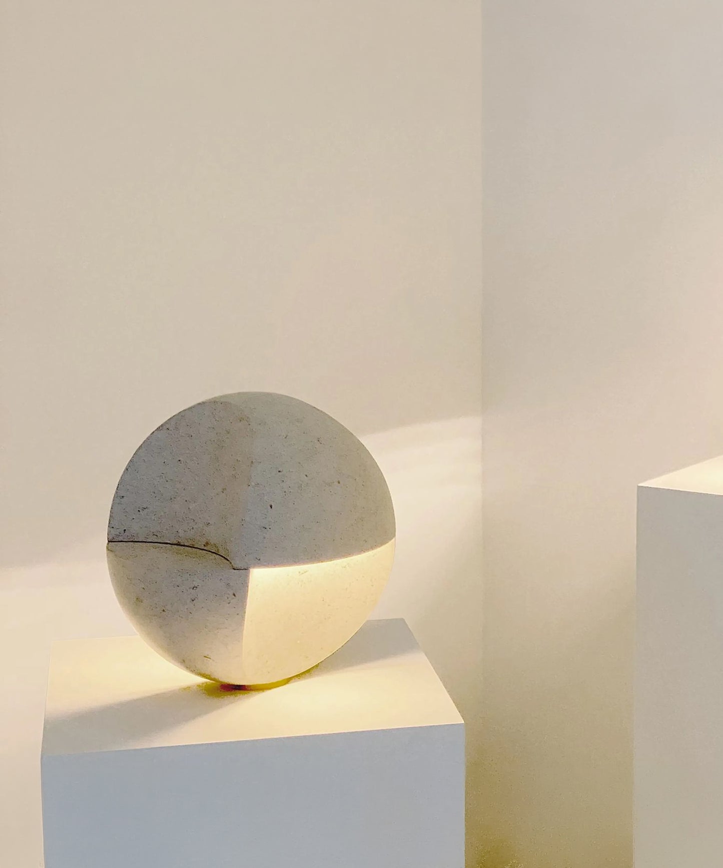 Hathor Stone Lamp