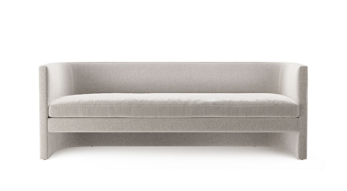 Arc Sofa - 60" - Ivory Boucle - Sample