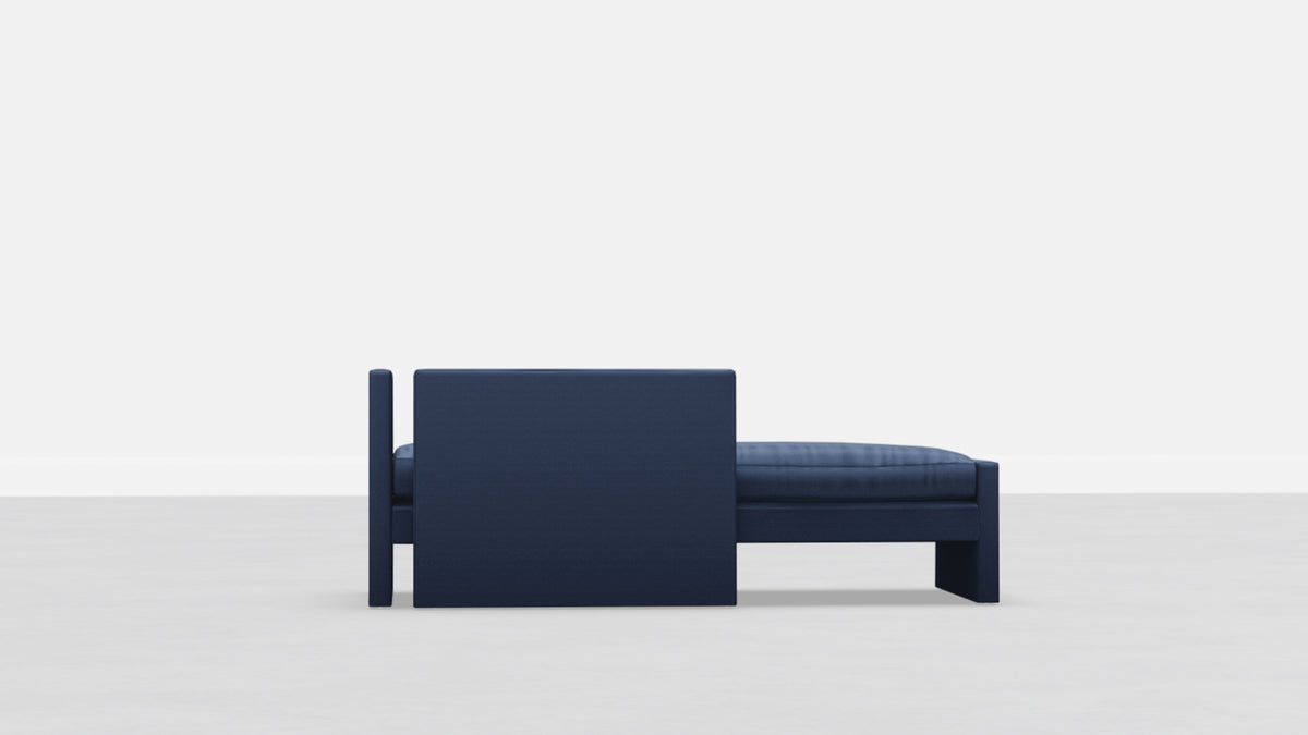 Segment Chaise - Blue - Right-Facing - Sample