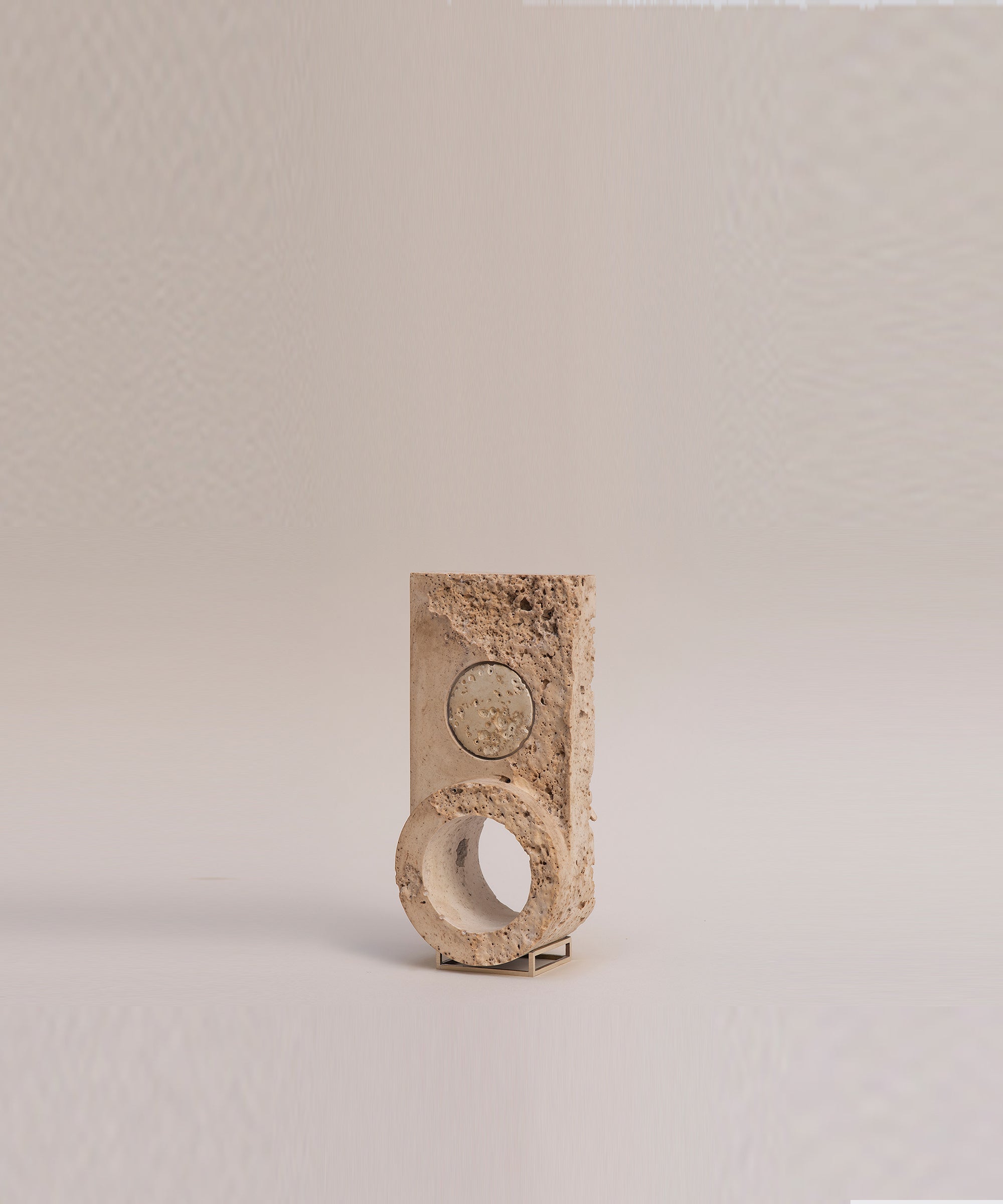 Disc Clock Stone