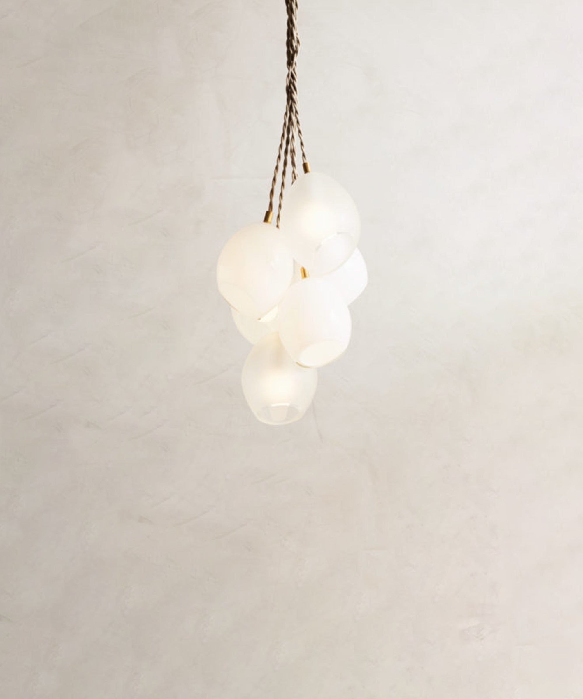 Glass Cluster Pendant, Set of 6