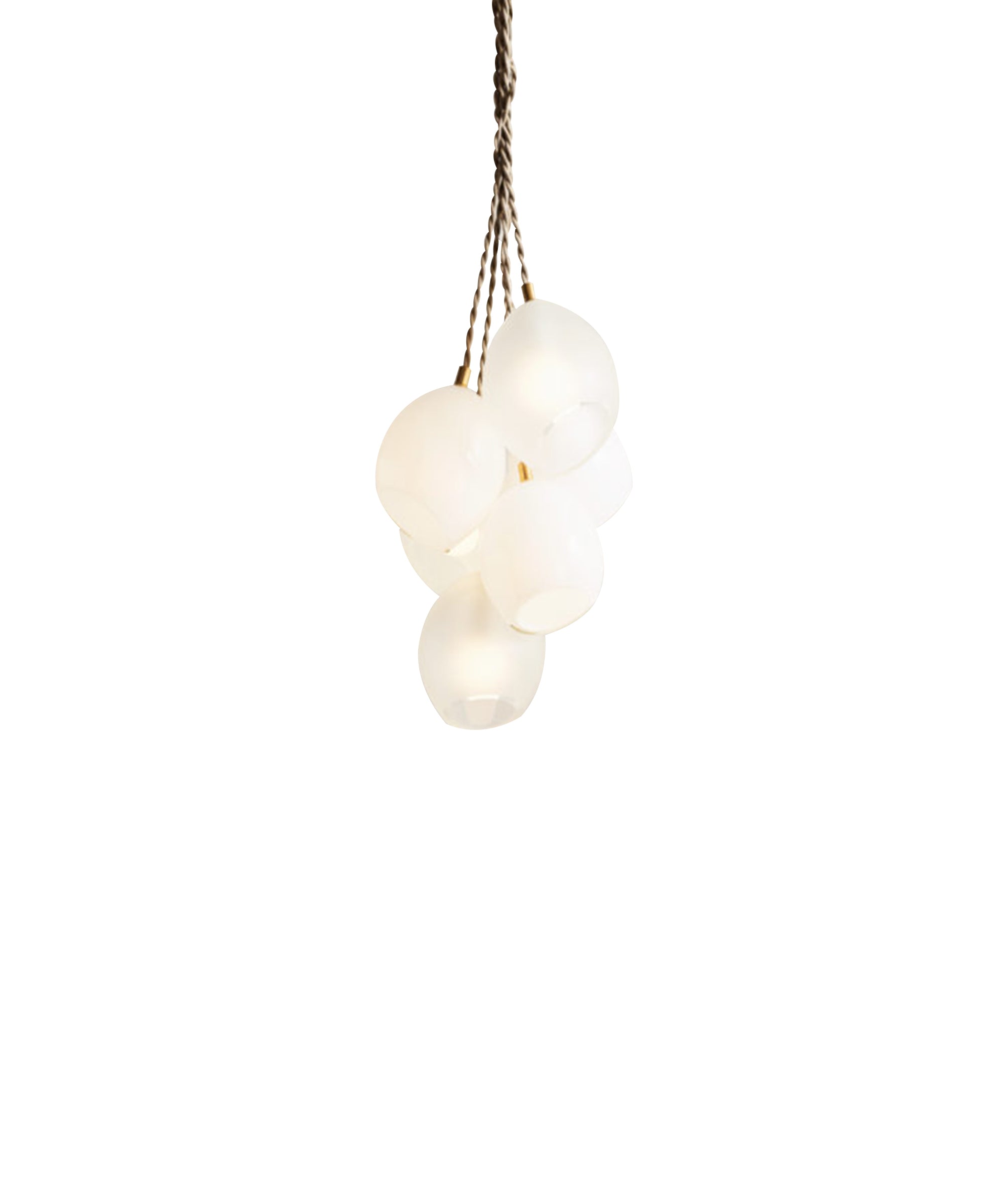 Glass Cluster Pendant, Set of 6