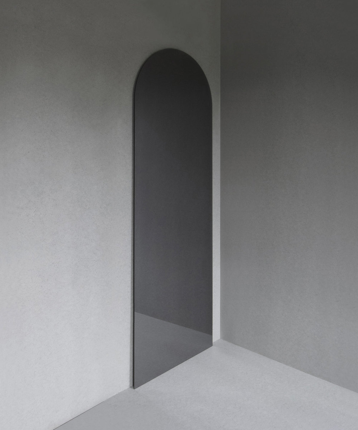 Arc Mirror - Grey Mist - Sample